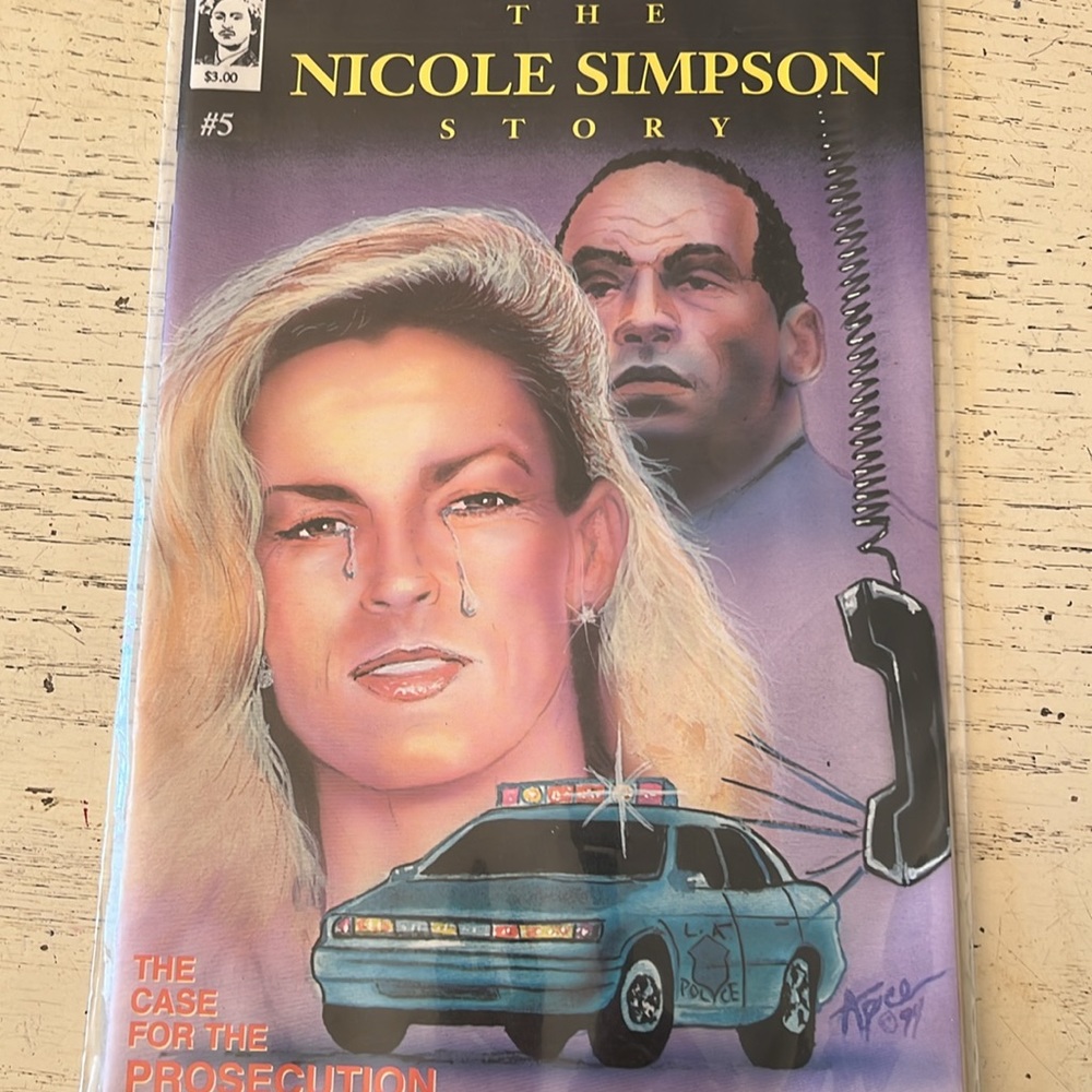 HE SAID SHE SAID  #5 two comic books in one OJ - NICOLE still in plastic